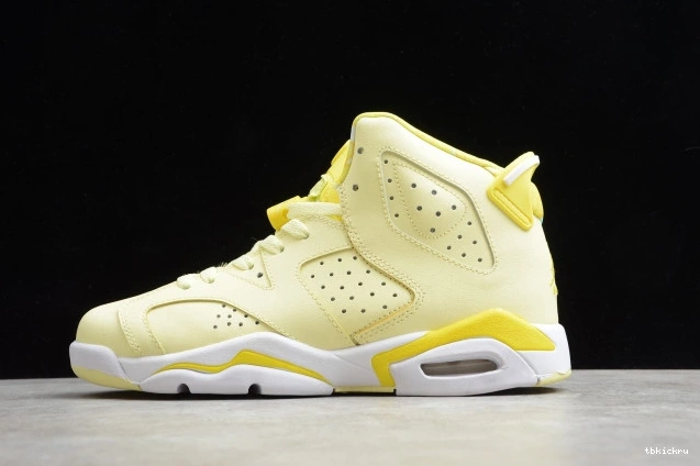 Rep TBK Jordan (GS) Yellow Air Dynamic Floral Retro 6 543390-800 0721